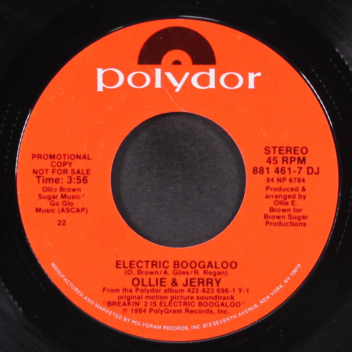 electric boogaloo / same by OLLIE & JERRY