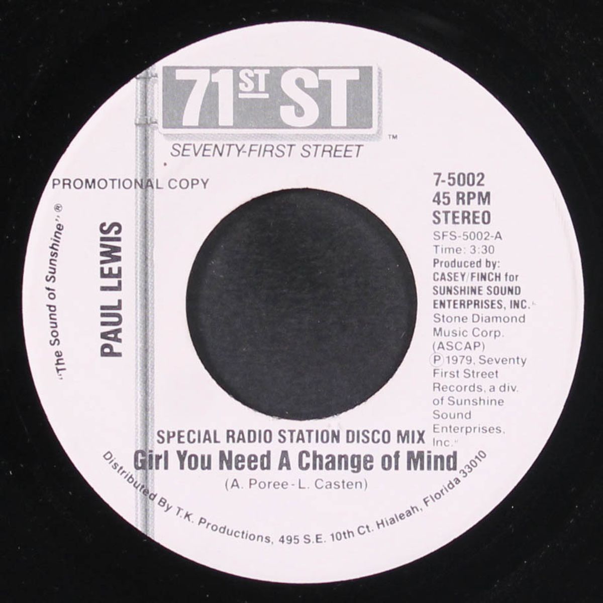 girl you need a change of mind / same by PAUL LEWIS