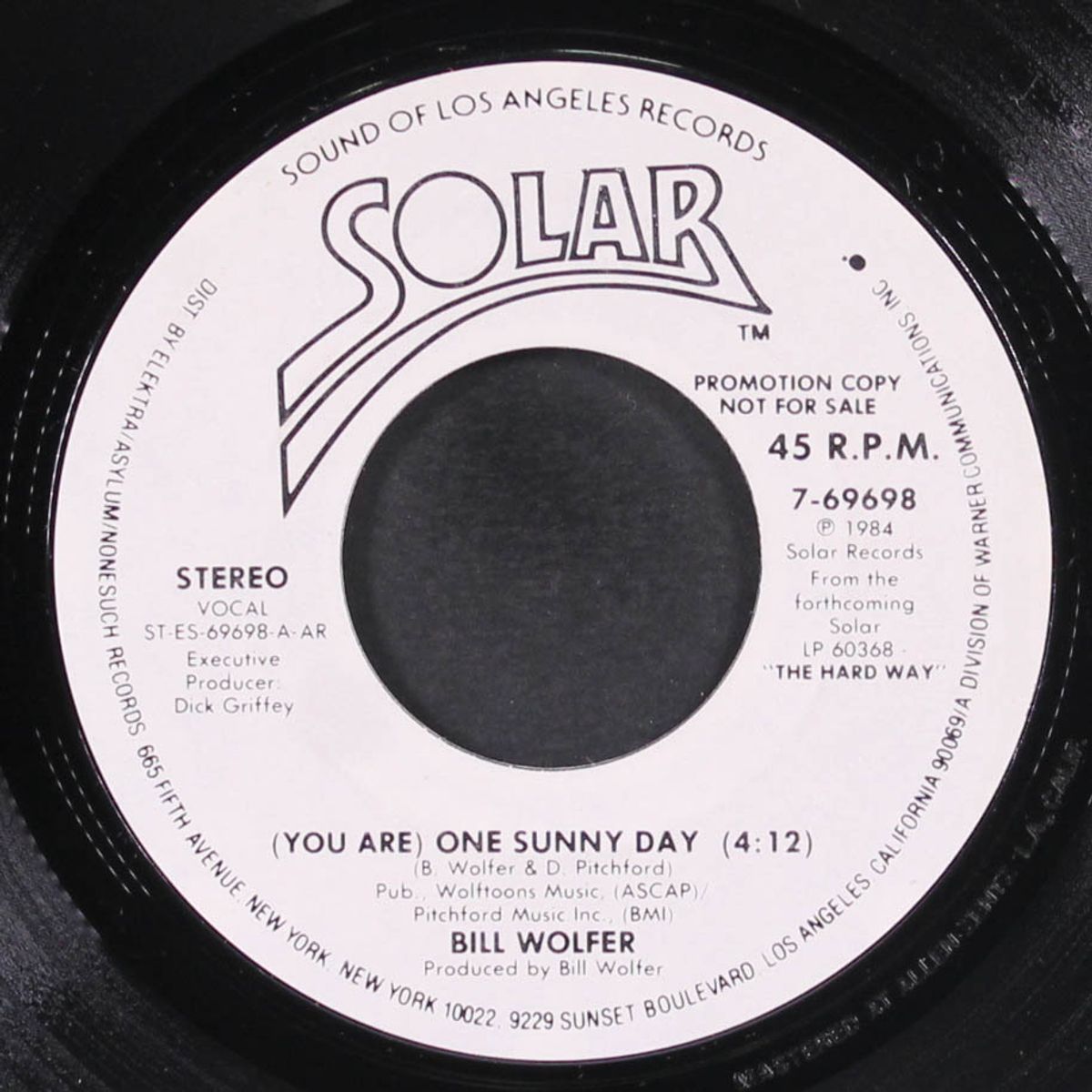 (you are) one sunny day / same by BILL WOLFER
