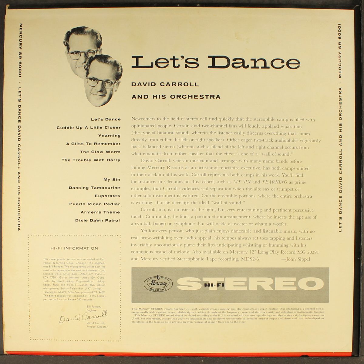 let's dance by DAVID CARROLL