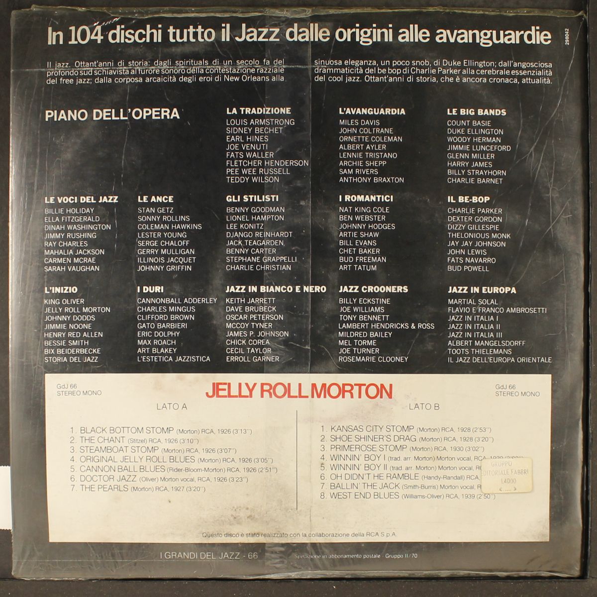 i grandi del jazz by JELLY ROLL MORTON