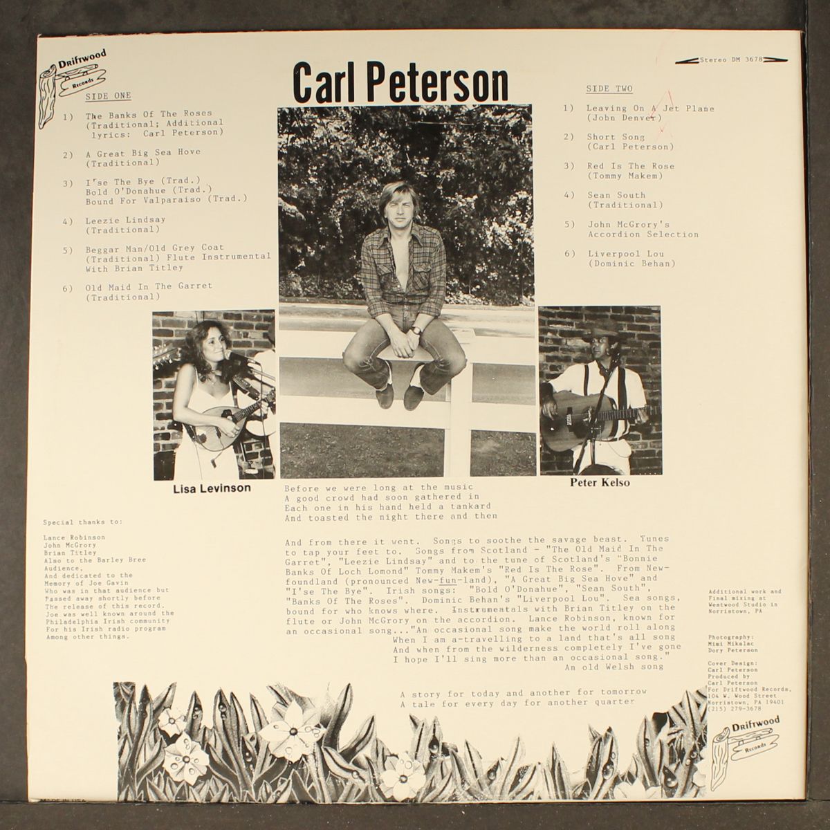 live at the barley bree inn by CARL PETERSON & WOODEN SPOON