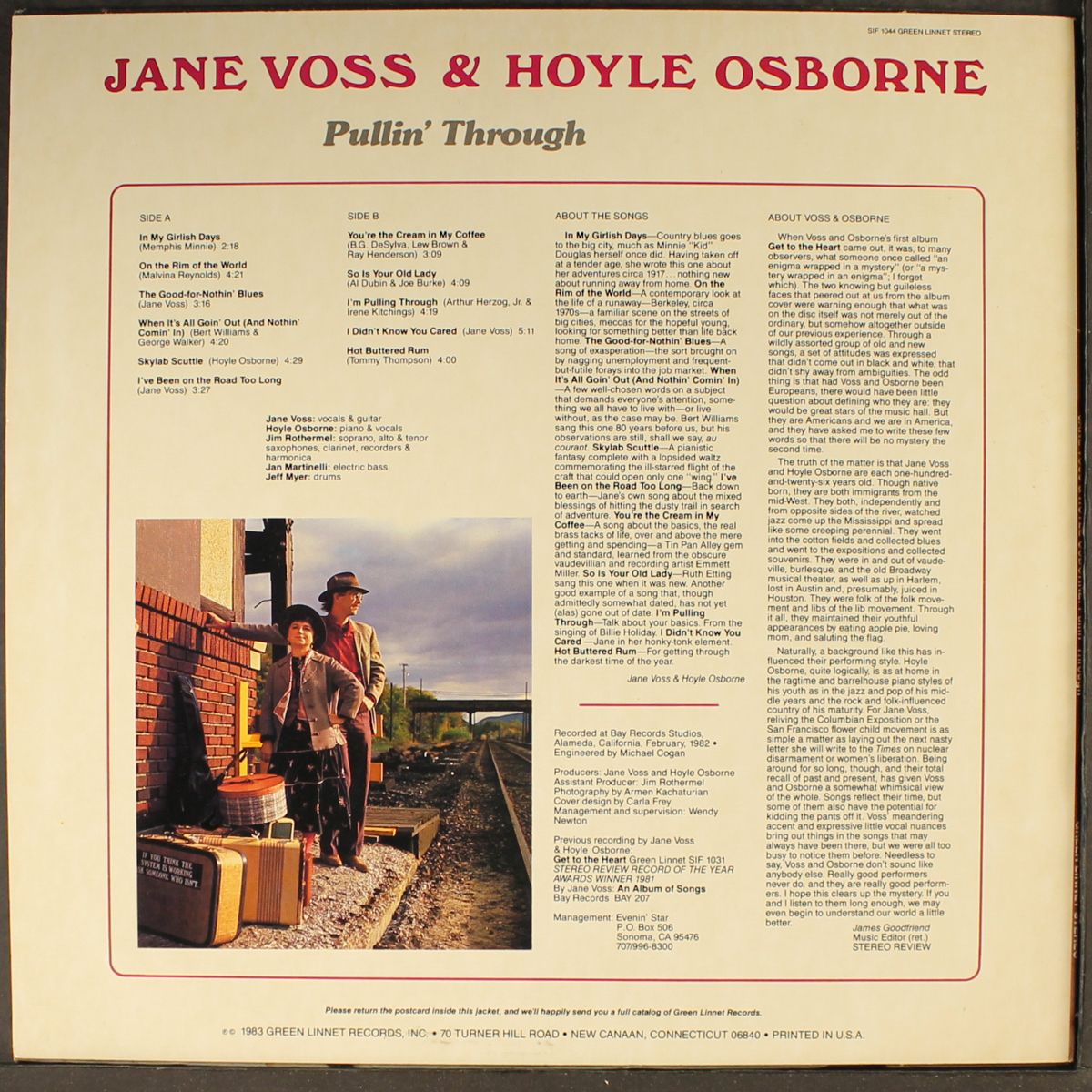 pulling through by JANE VOSS & HOYLE OSBORNE