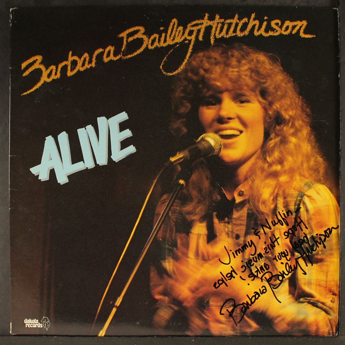 alive by BARBARA BAILEY HUTCHISON