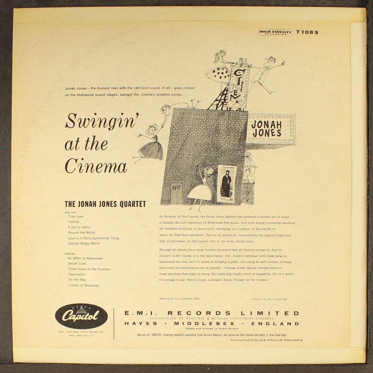 swingin' at the cinema by JONAH JONES