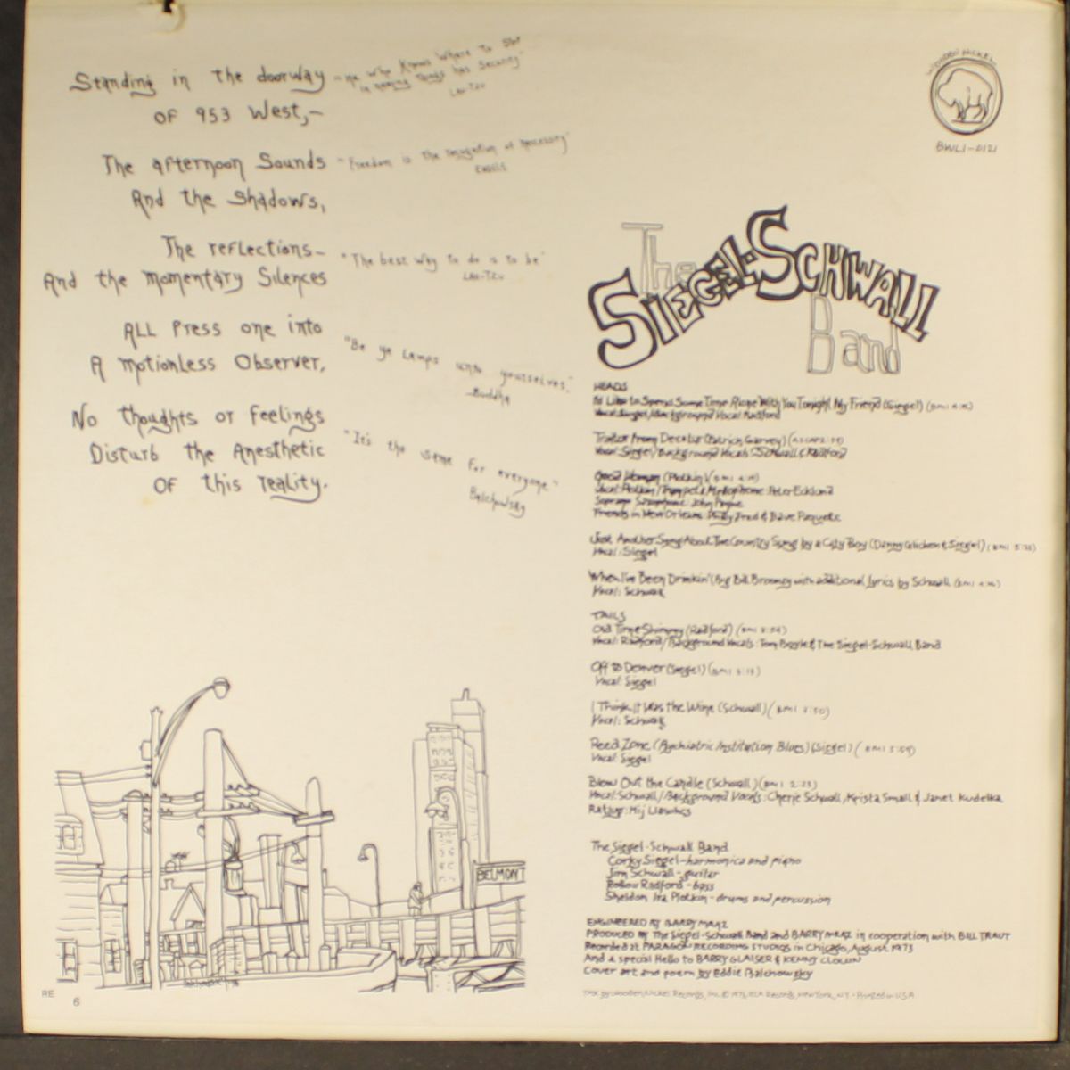 953 west by SIEGEL-SCHWALL BAND