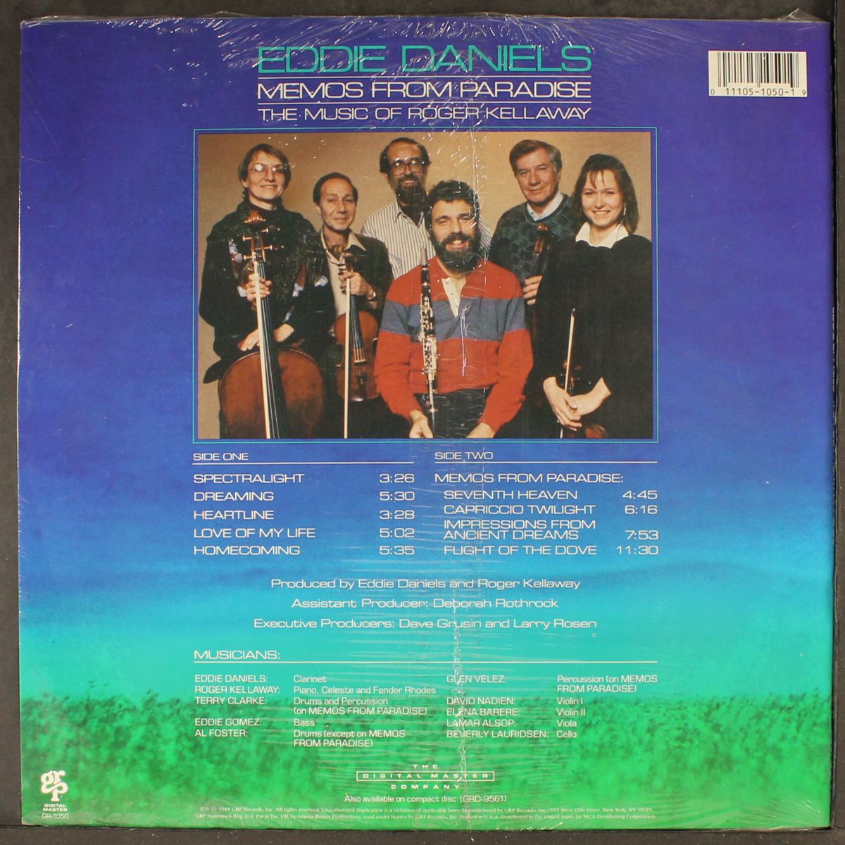 memos from paradise by EDDIE DANIELS