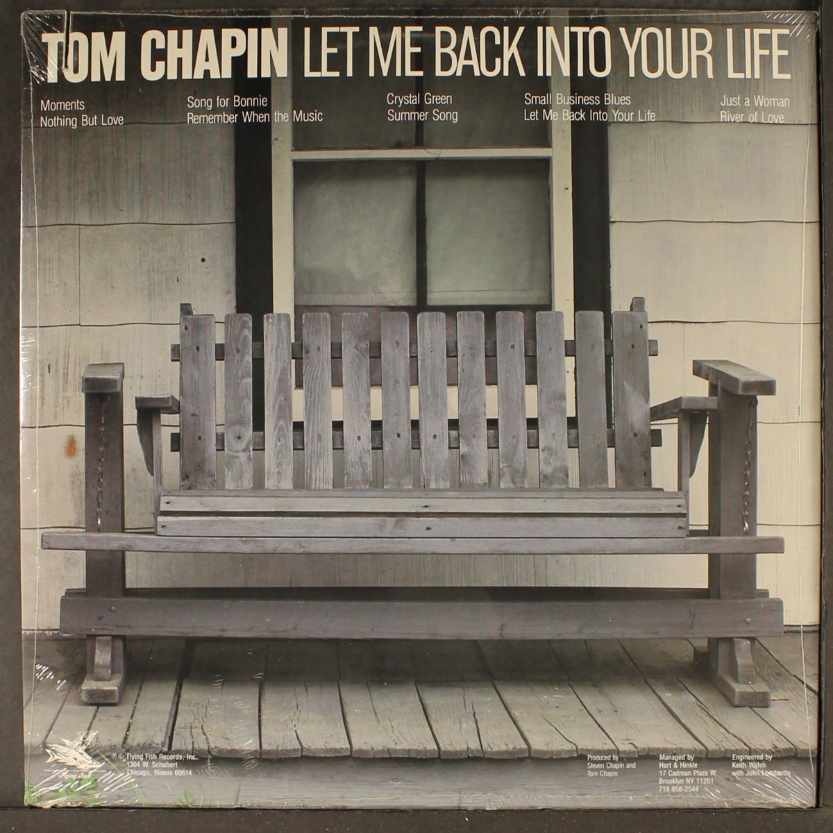 let me back into your life by TOM CHAPIN