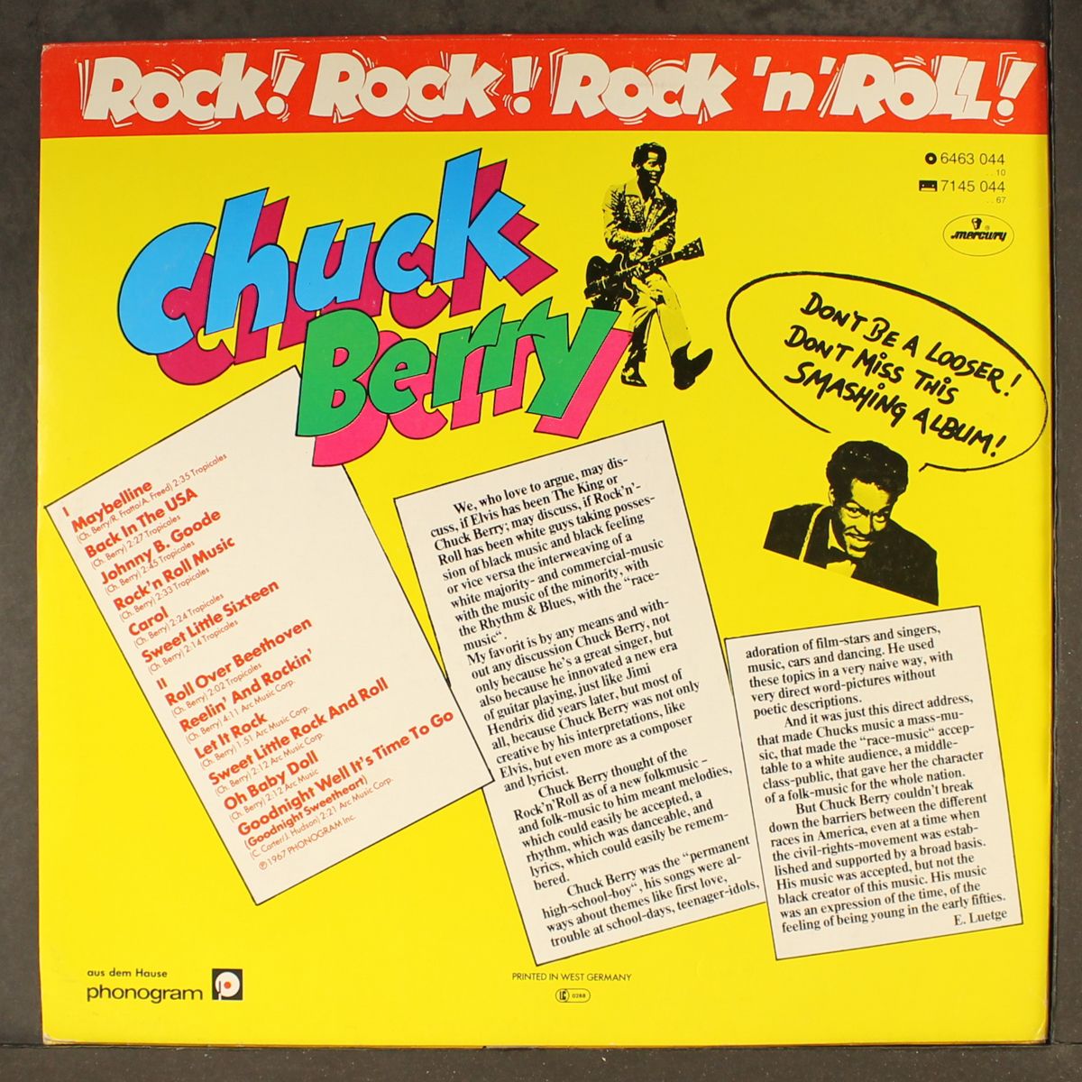 rock! rock! rock 'n' roll! by CHUCK BERRY