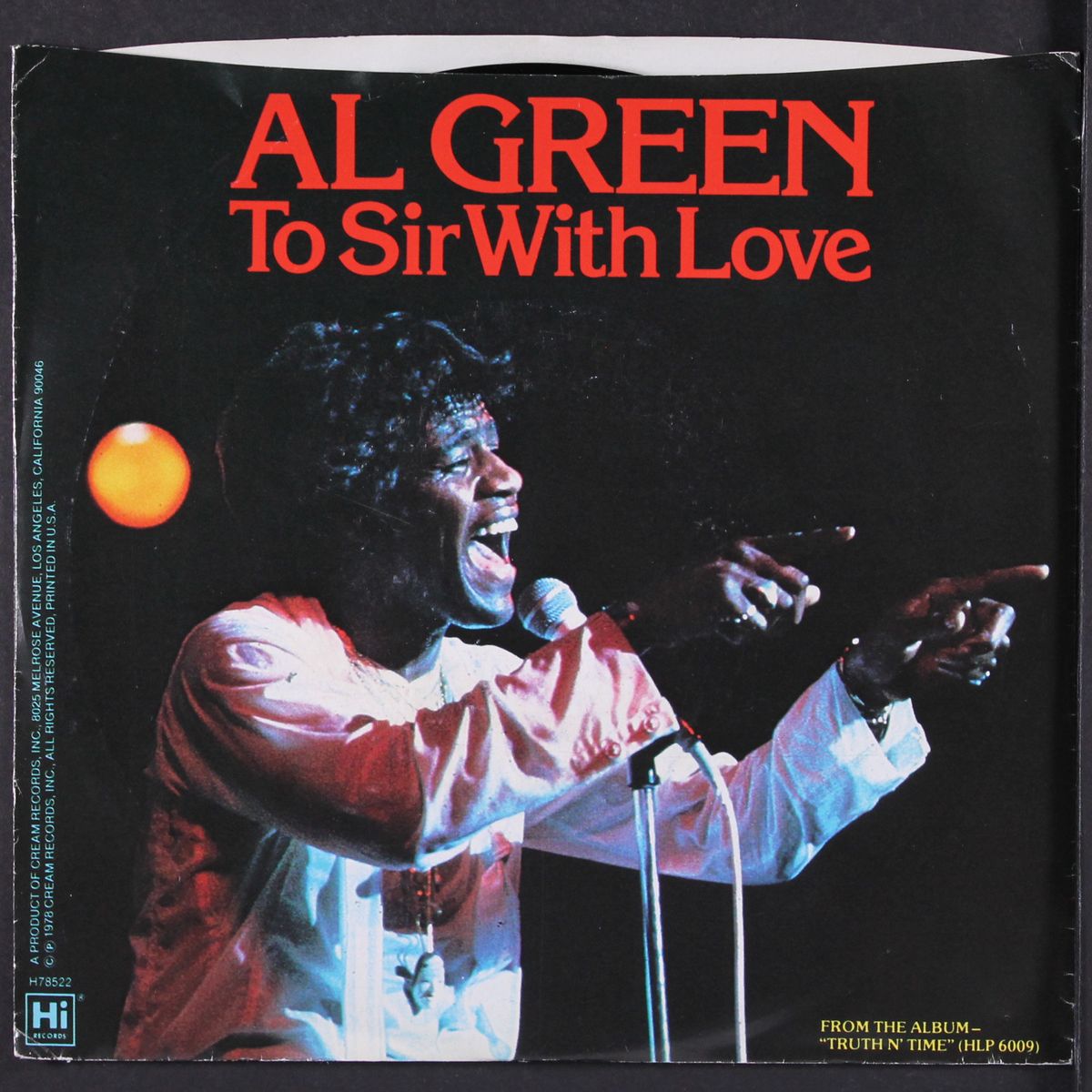 to sir with love / mono by AL GREEN