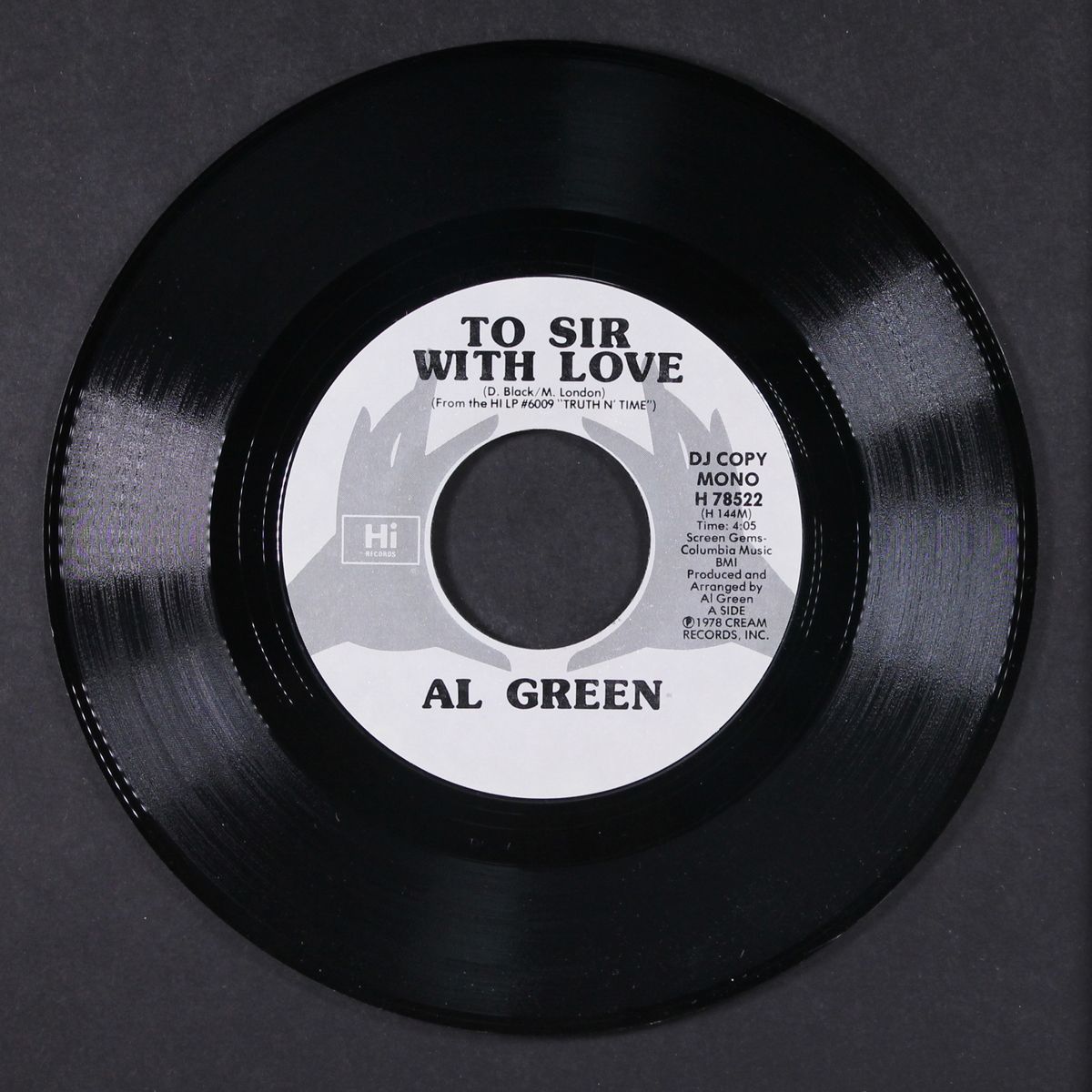 to sir with love / mono by AL GREEN