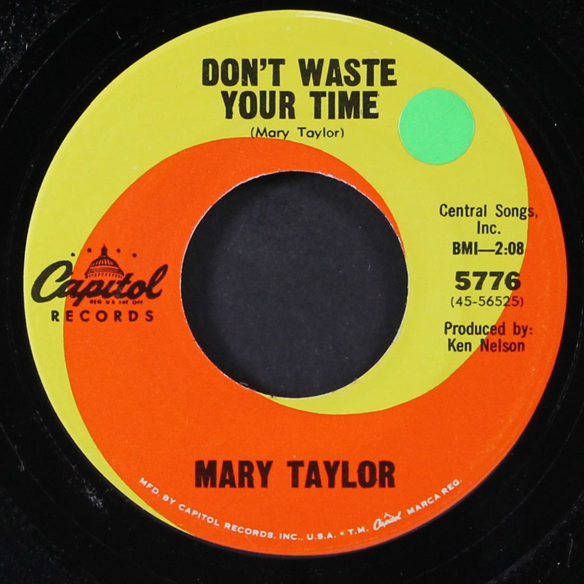 don't waste your time / we fooled 'em again by MARY TAYLOR