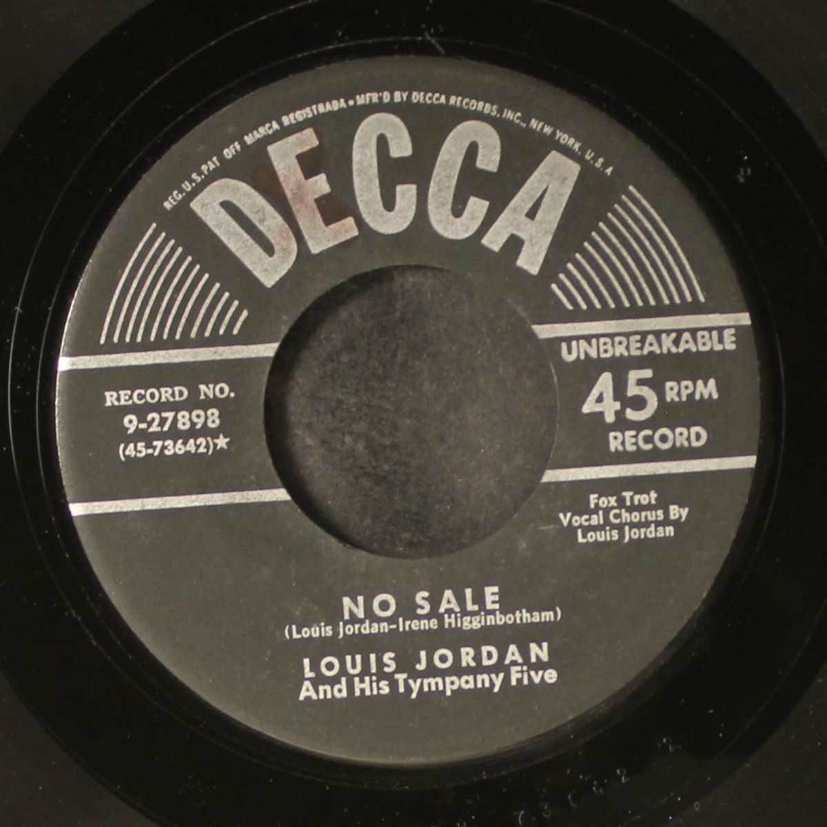 lay something on the bar / no sale by LOUIS JORDAN