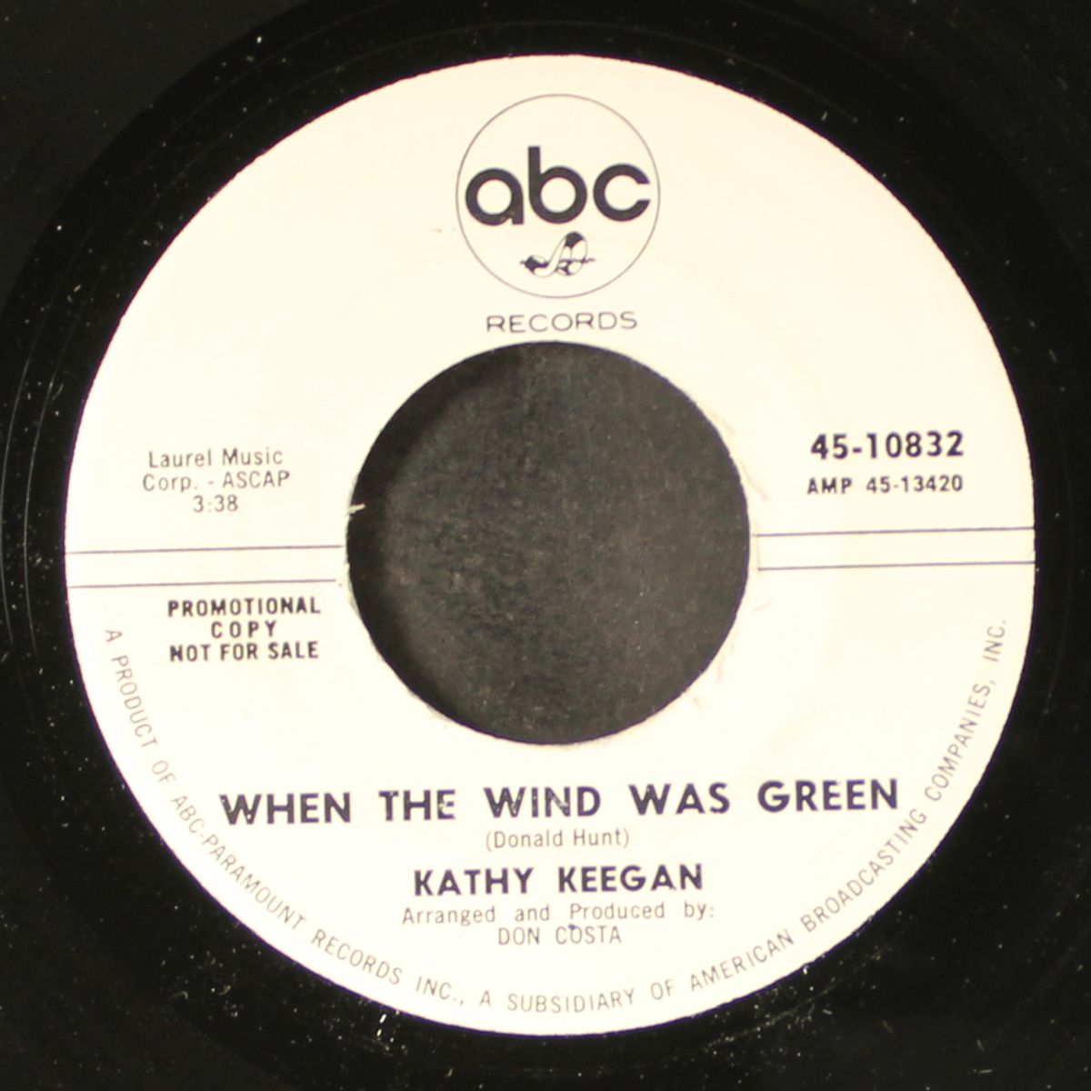 when the wind was green / the way of love by KATHY KEEGAN