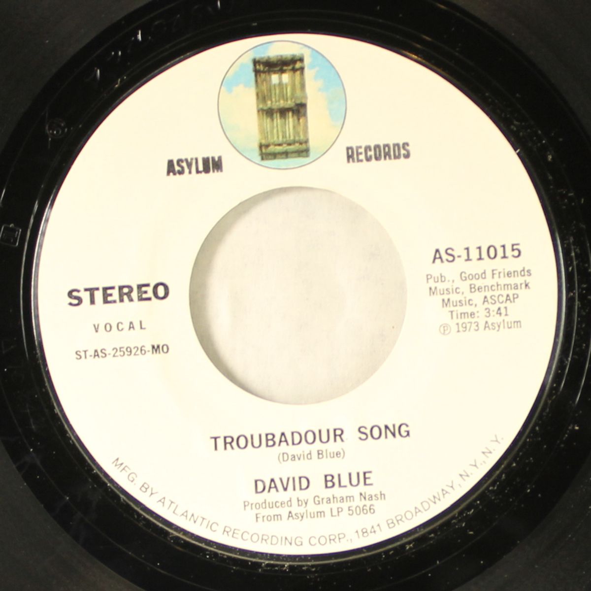 outlaw man / troubadour song by DAVID BLUE