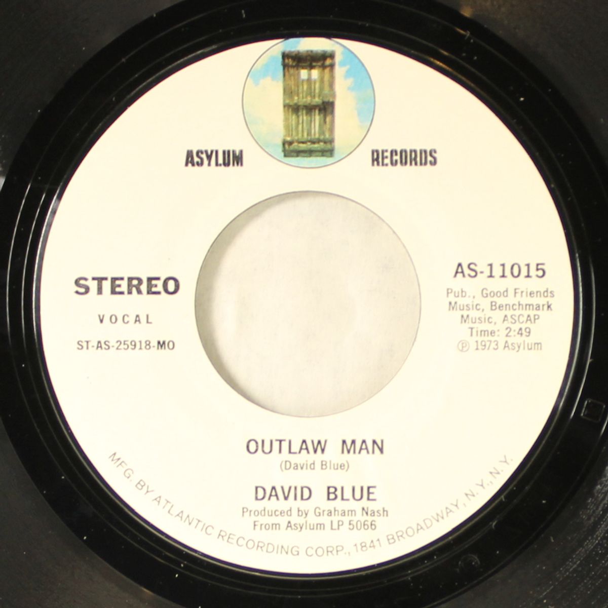 outlaw man / troubadour song by DAVID BLUE