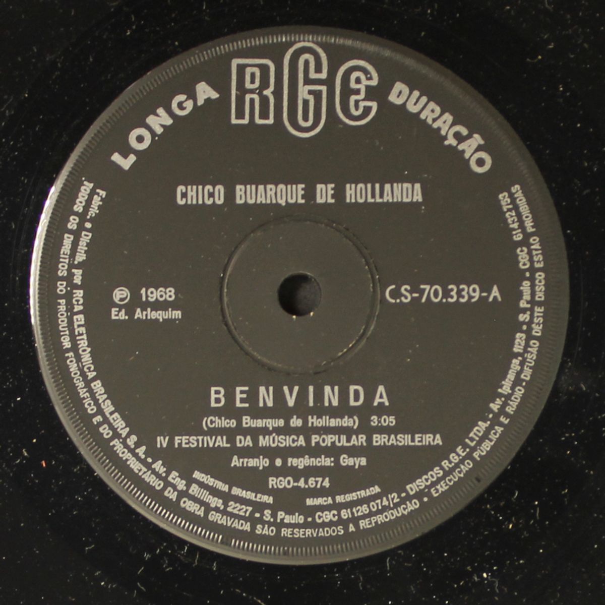 benvinda / sem fantasia by CHICO BUARQUE