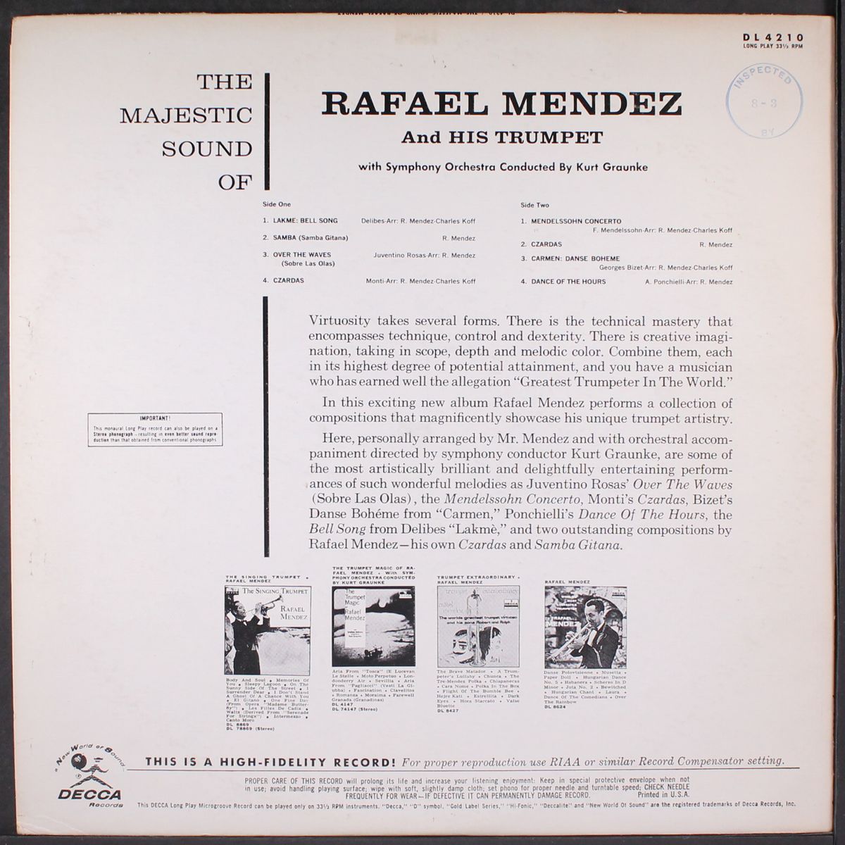 the majestic sound of rafael mendez by RAFAEL MENDEZ