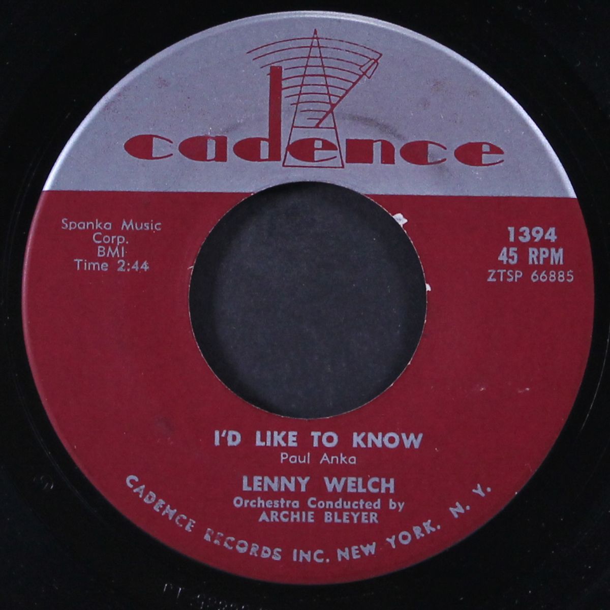 darlin' / i'd like to know by LENNY WELCH