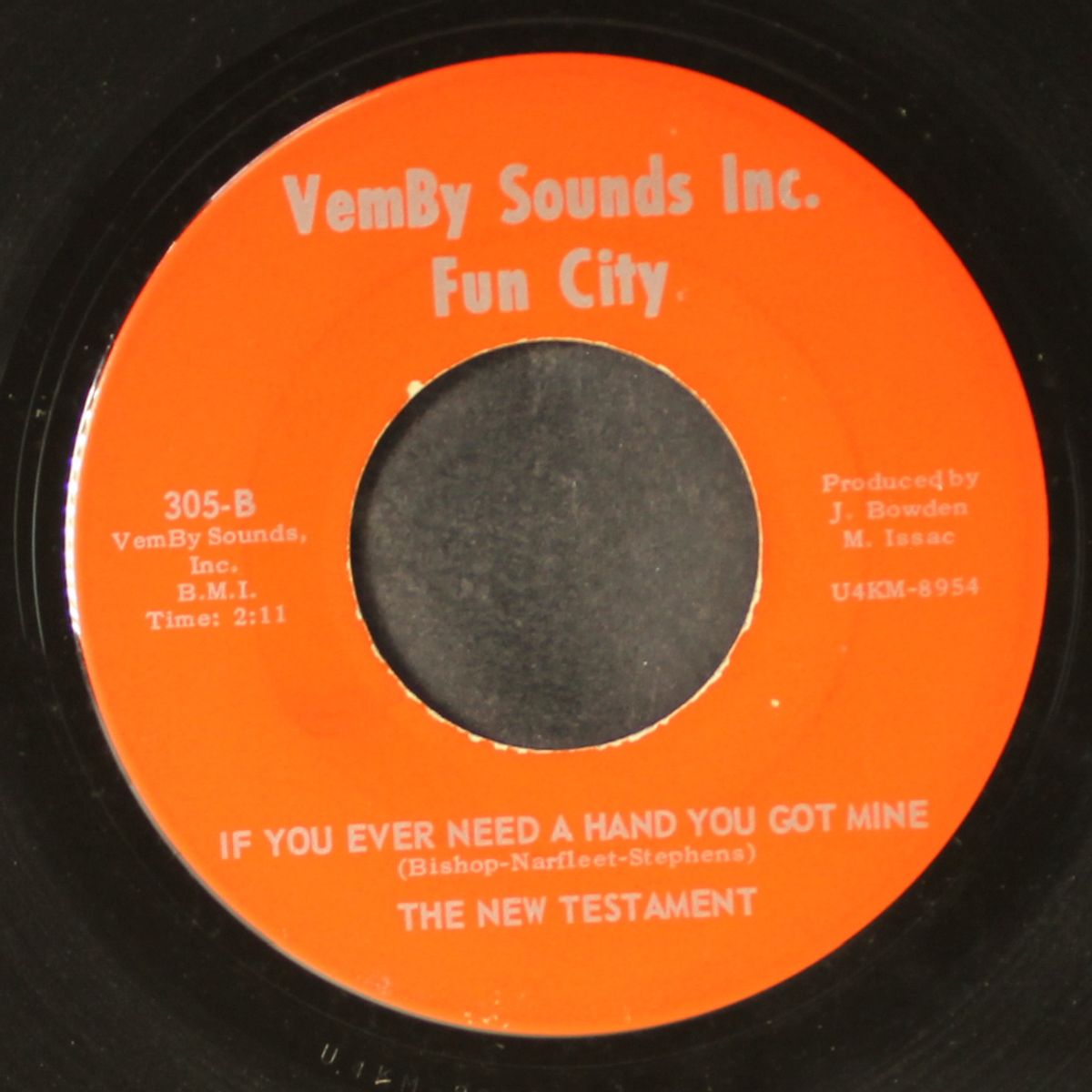 can't stand much more / if you ever need a hand you got mine by NEW TESTAMENT