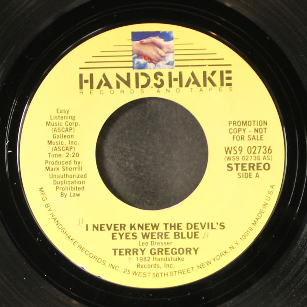 i never knew the devil's eyes were blue / same by TERRY GREGORY