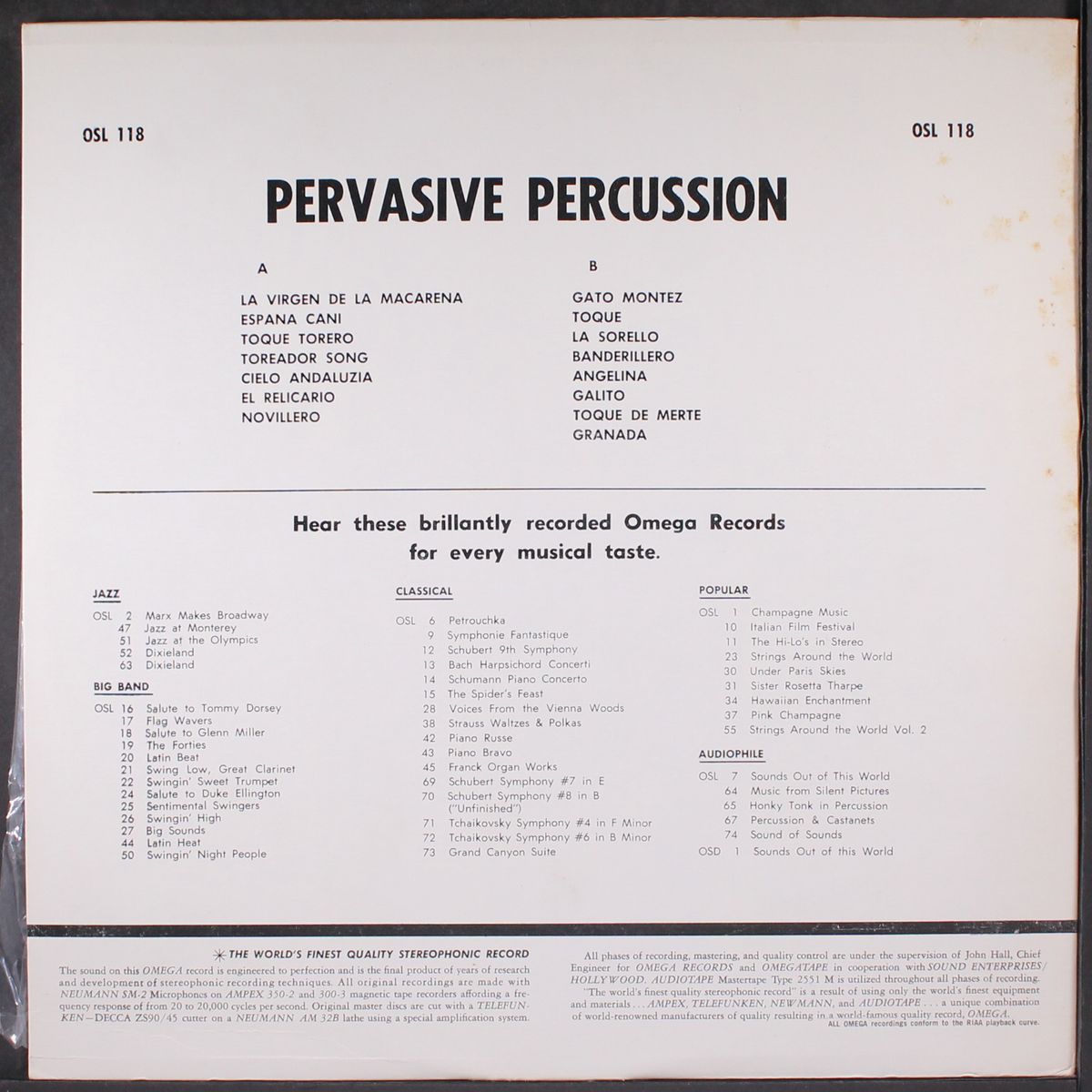 pervasive percussion by VARIOUS