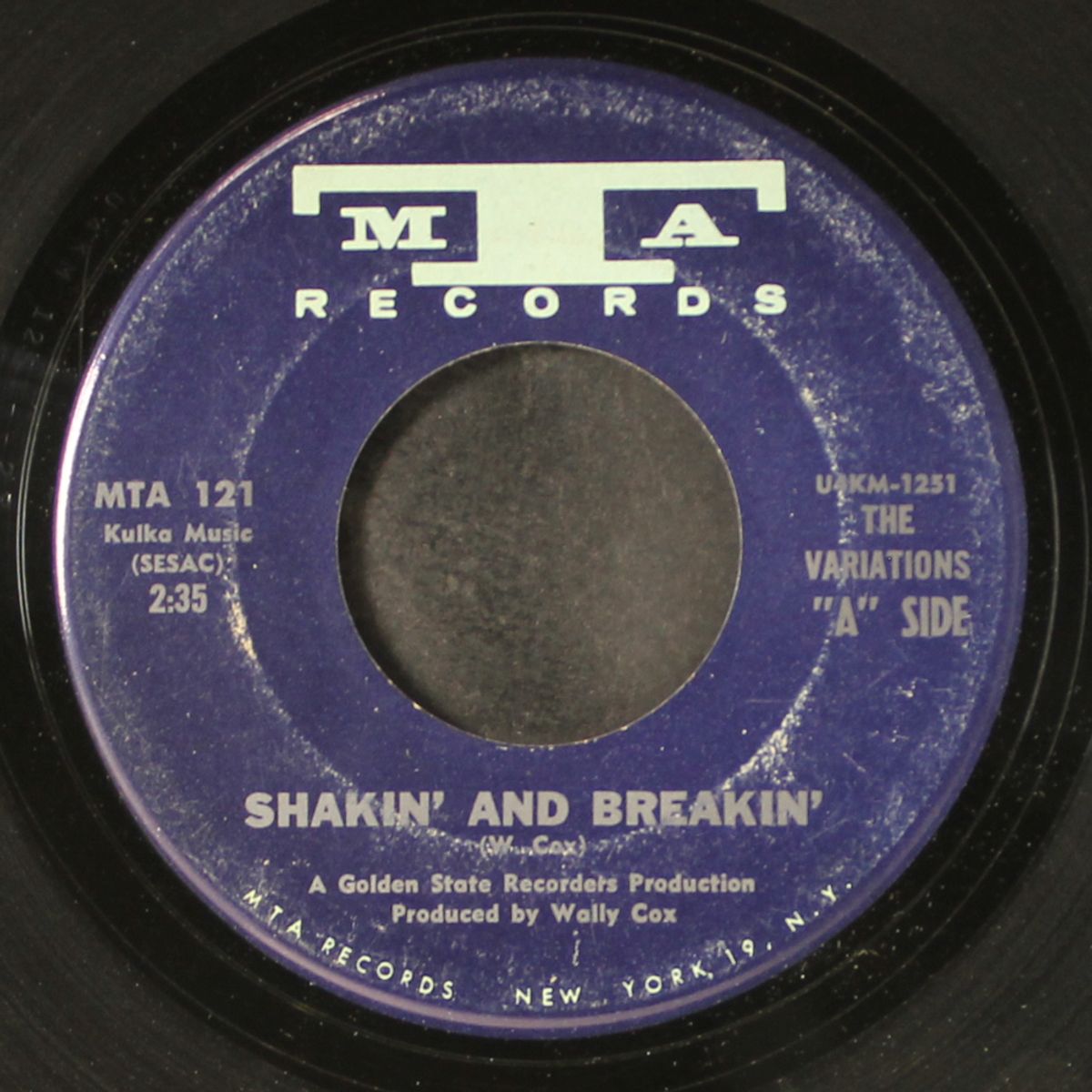 will you be mine / shakin' and breakin' by VARIATIONS
