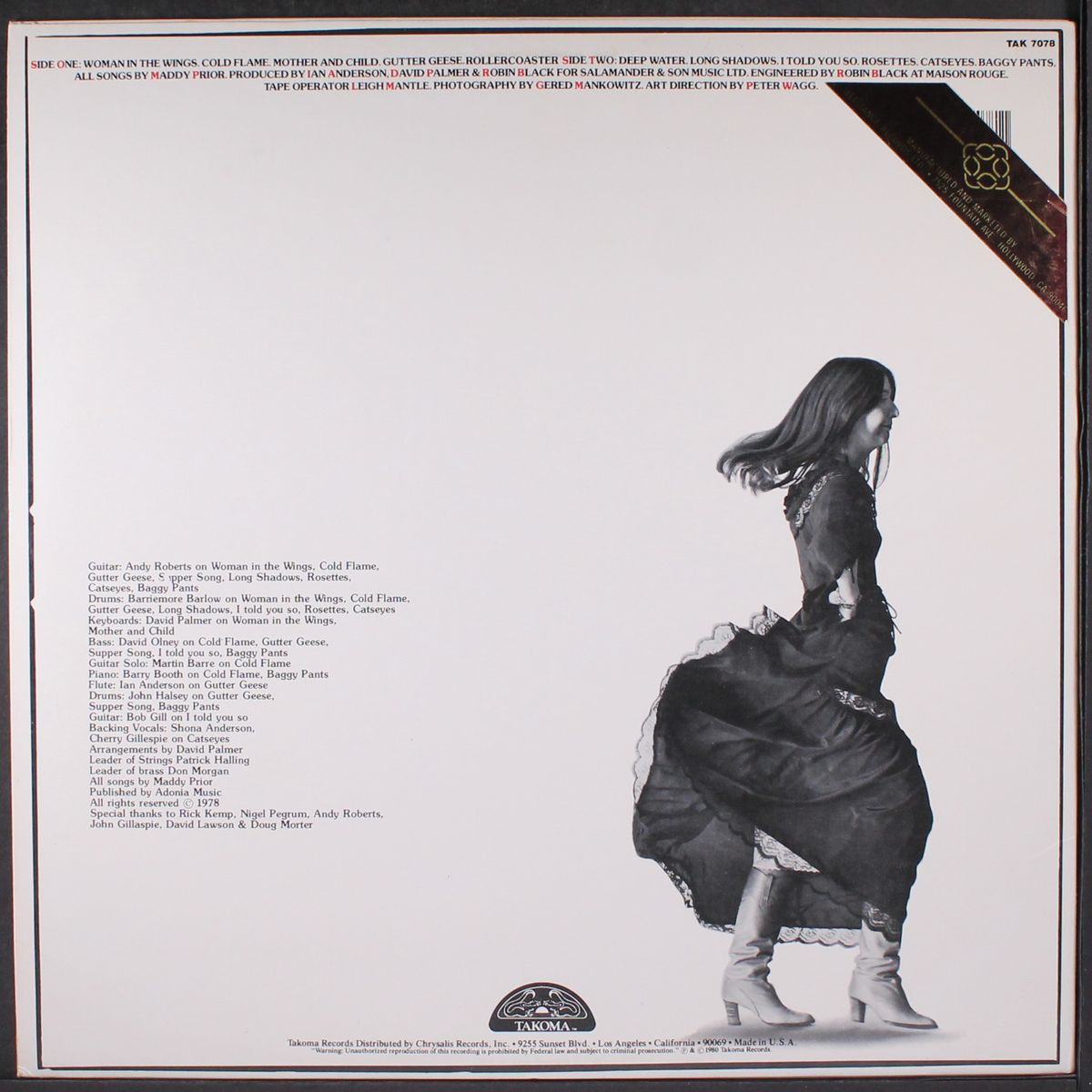 woman in the wings by MADDY PRIOR