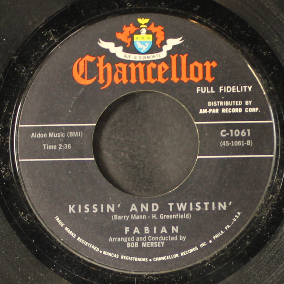 kissin' and twistin' / long before by FABIAN