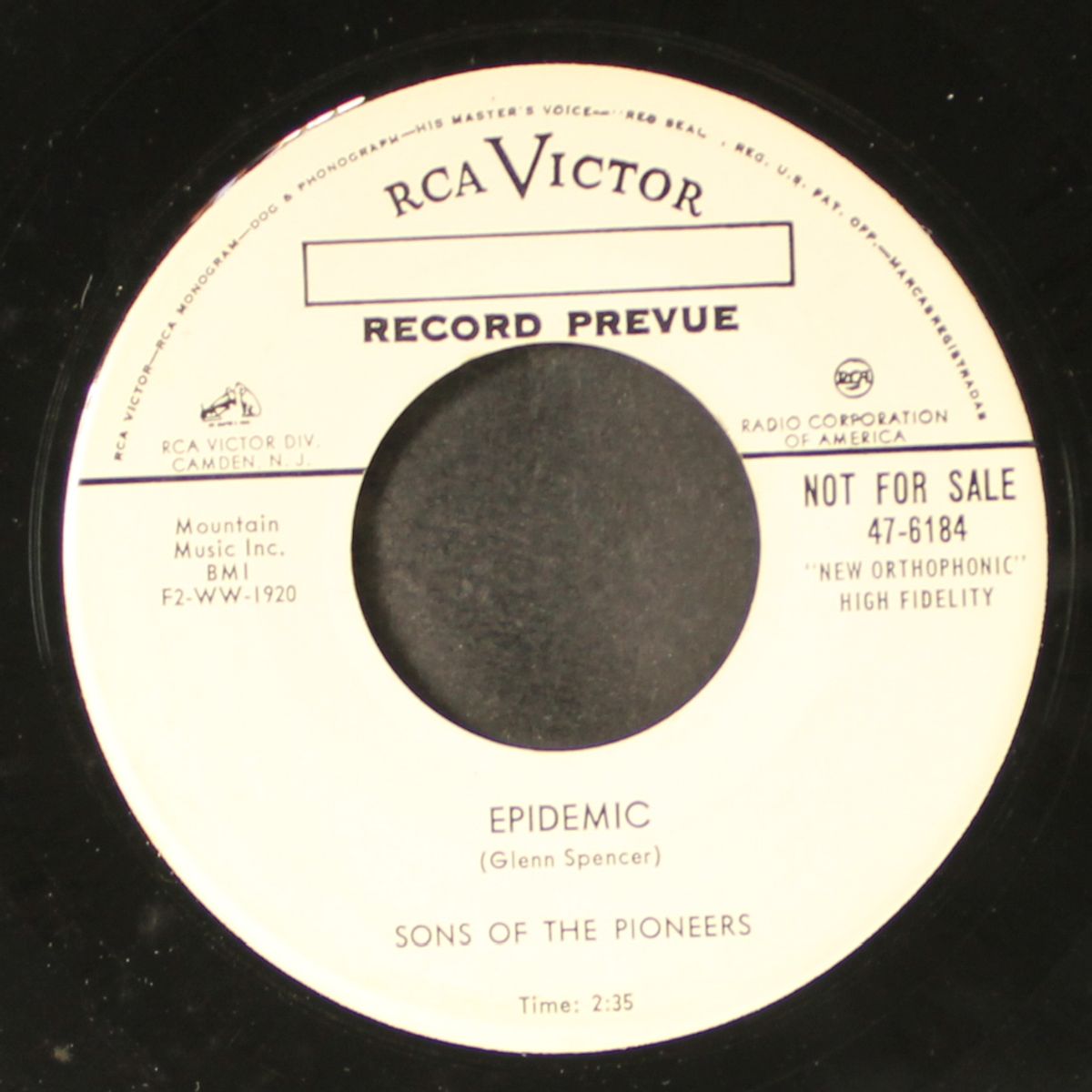 be what you want to be / epidemic by SONS OF THE PIONEERS