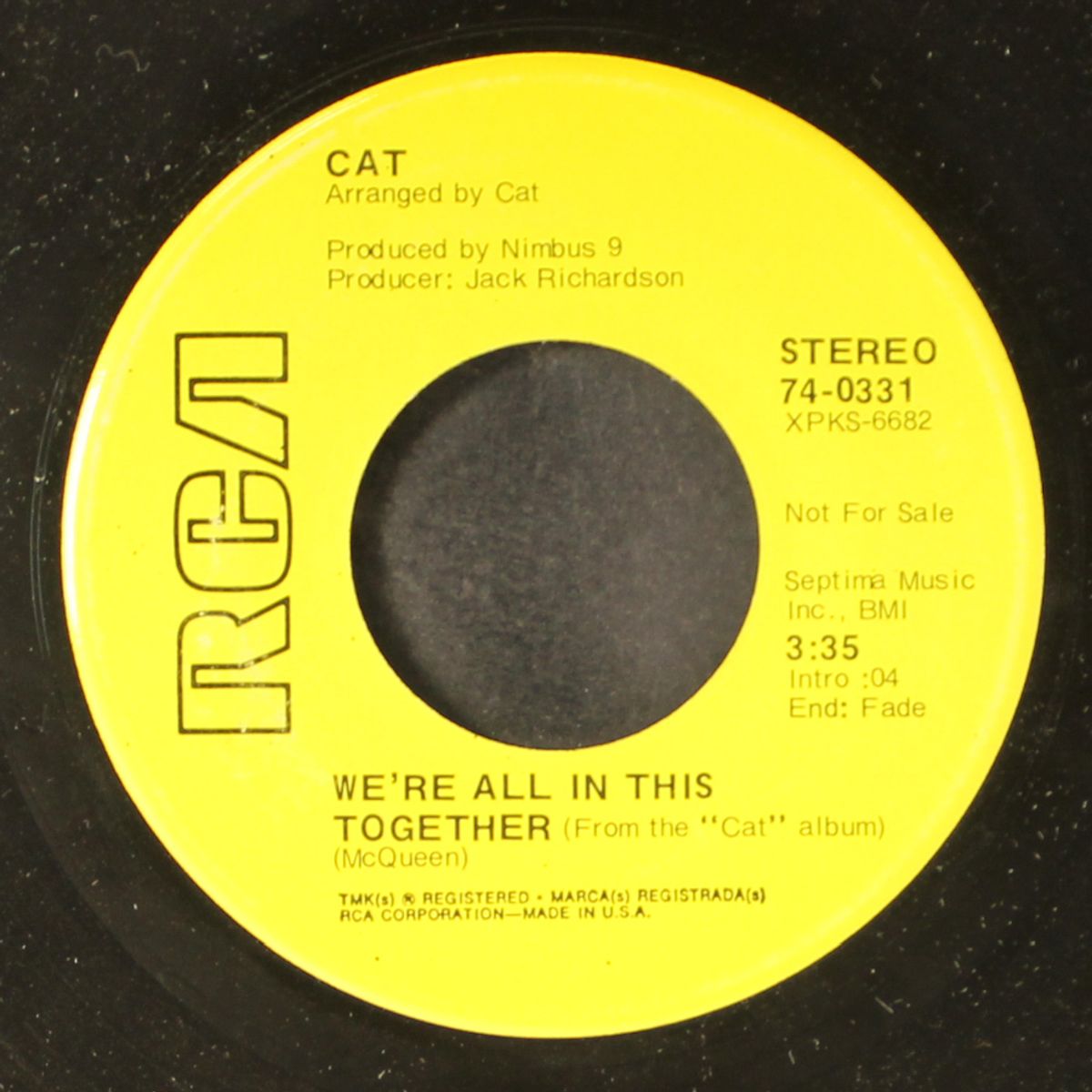 solo flight / we're all in this together by CAT