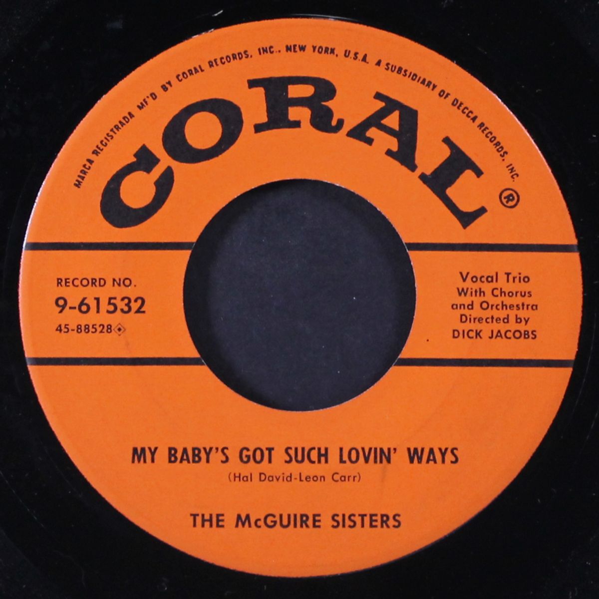 my baby's got such lovin' ways / be good to me by MCGUIRE SISTERS