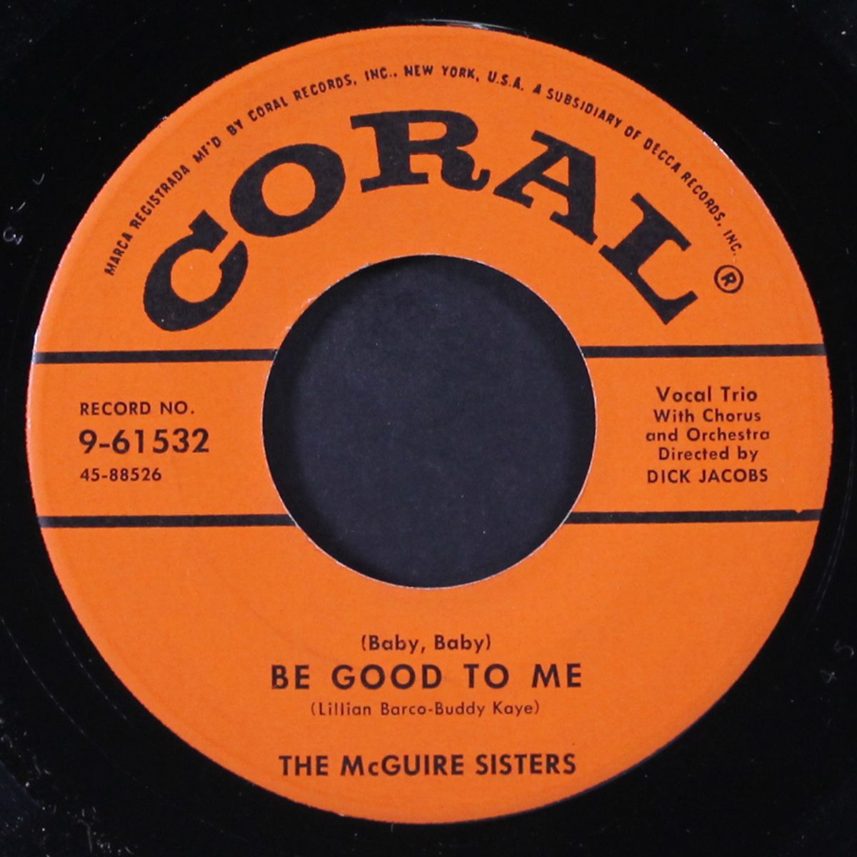 my baby's got such lovin' ways / be good to me by MCGUIRE SISTERS