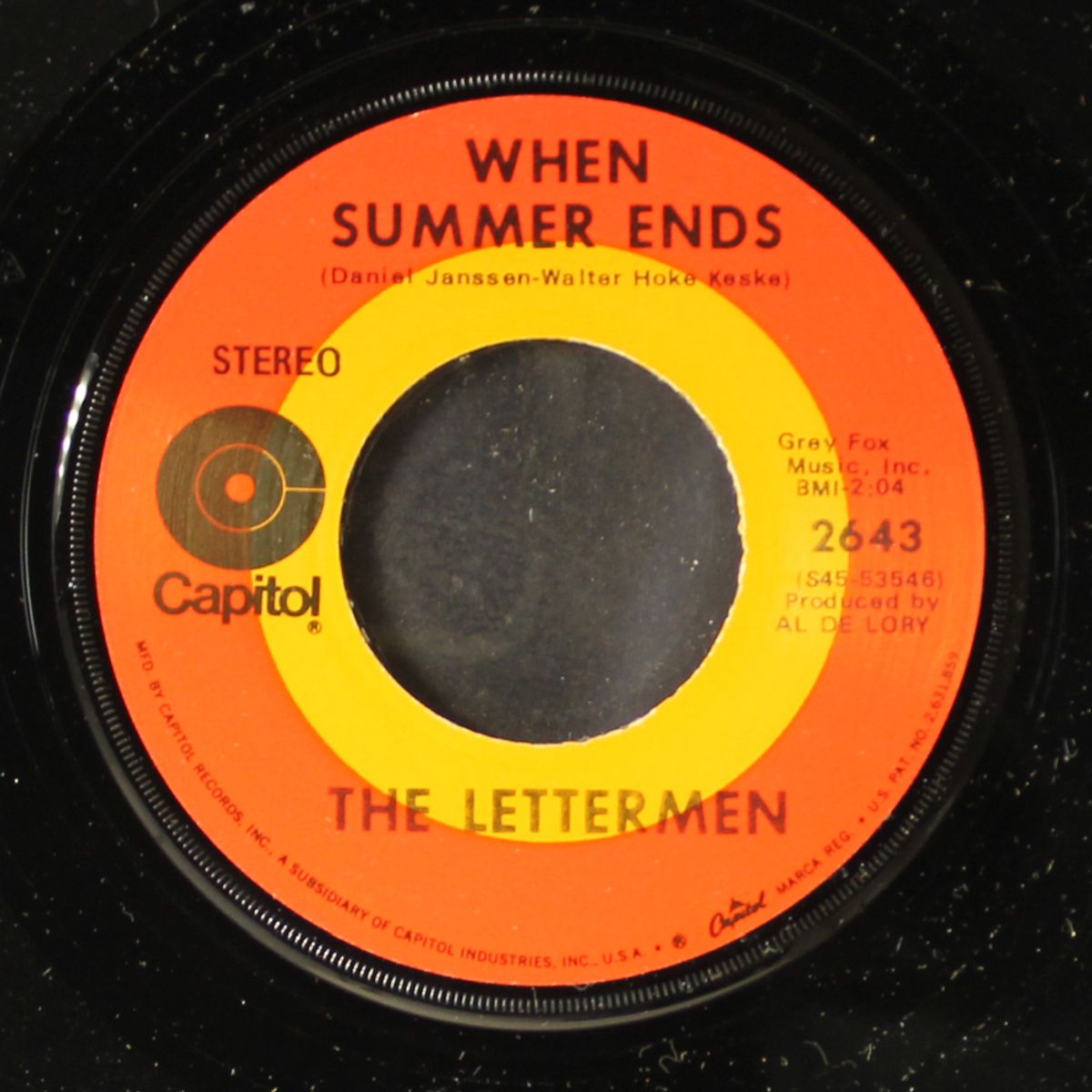 shangri-la / when summer ends by LETTERMEN