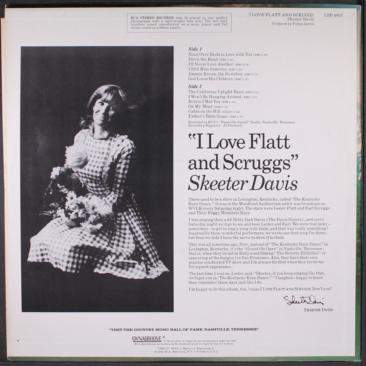i love flatt & scruggs by SKEETER DAVIS