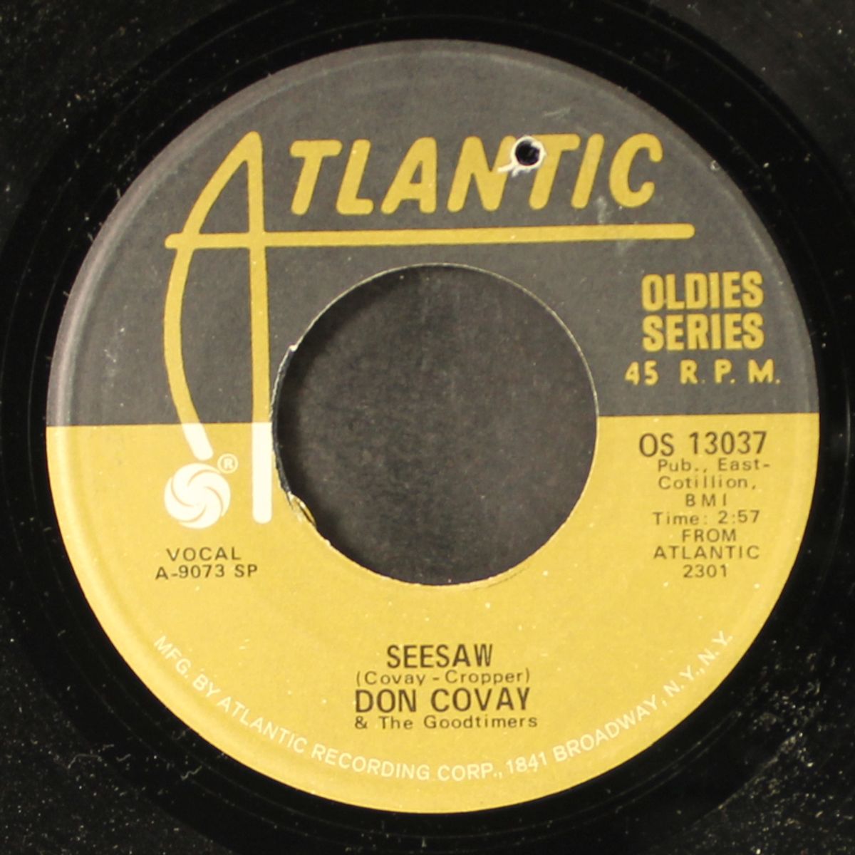 seesaw / mercy, mercy by DON COVAY & GOODTIMERS
