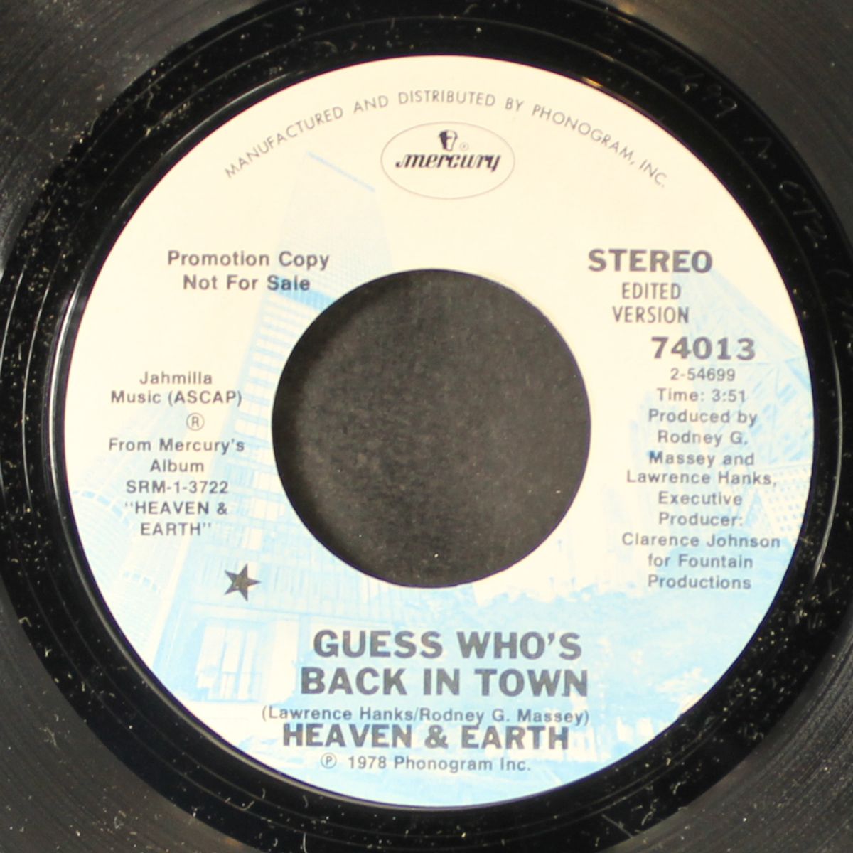 no limit / guess who's back in town by HEAVEN & EARTH
