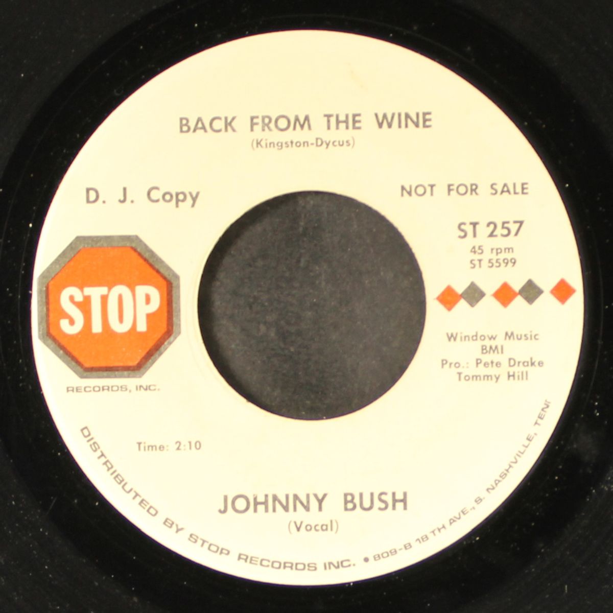 you gave me a mountain / back from the wine by JOHNNY BUSH