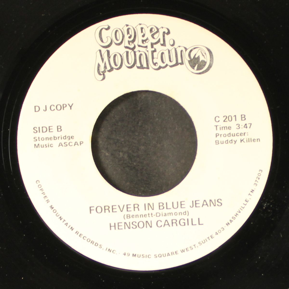 silence on the line / forever in blue jeans by HENSON CARGILL