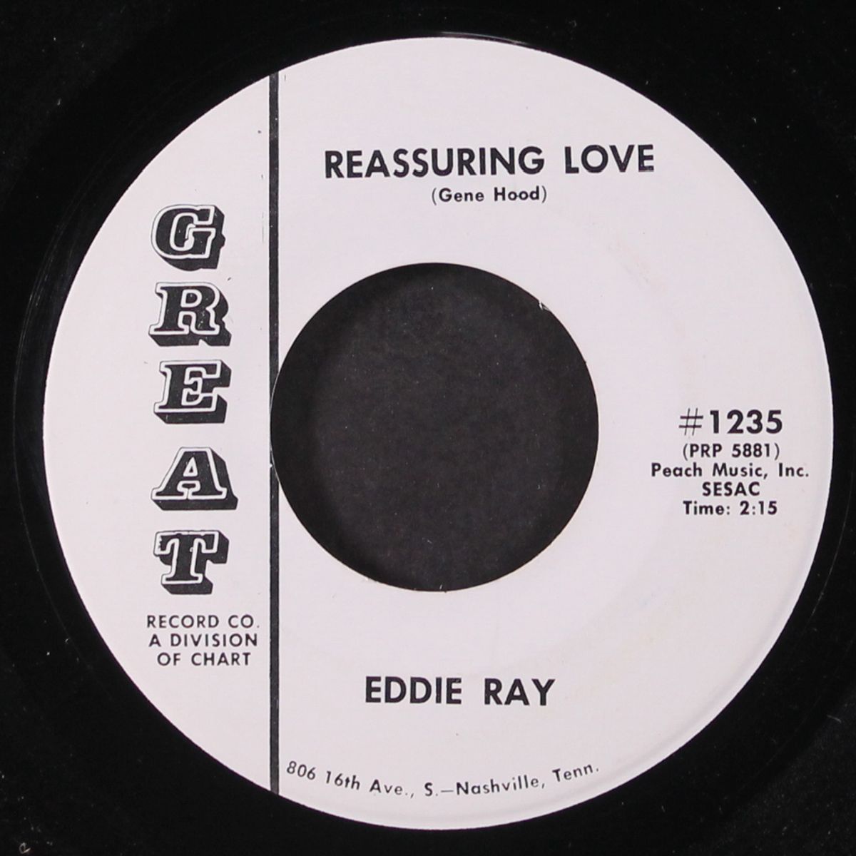 reassuring love / as long as you go by EDDIE RAY