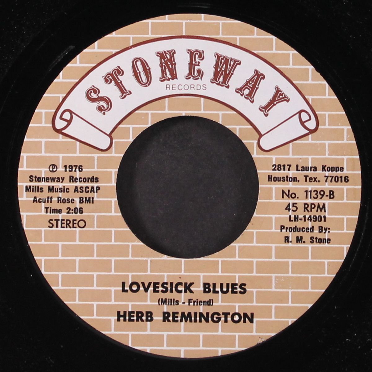the texas bump / lovesick blues by HERB REMINGTON