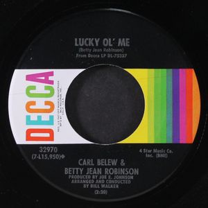 CARL BELEW & BETTY JEAN ROBINSON