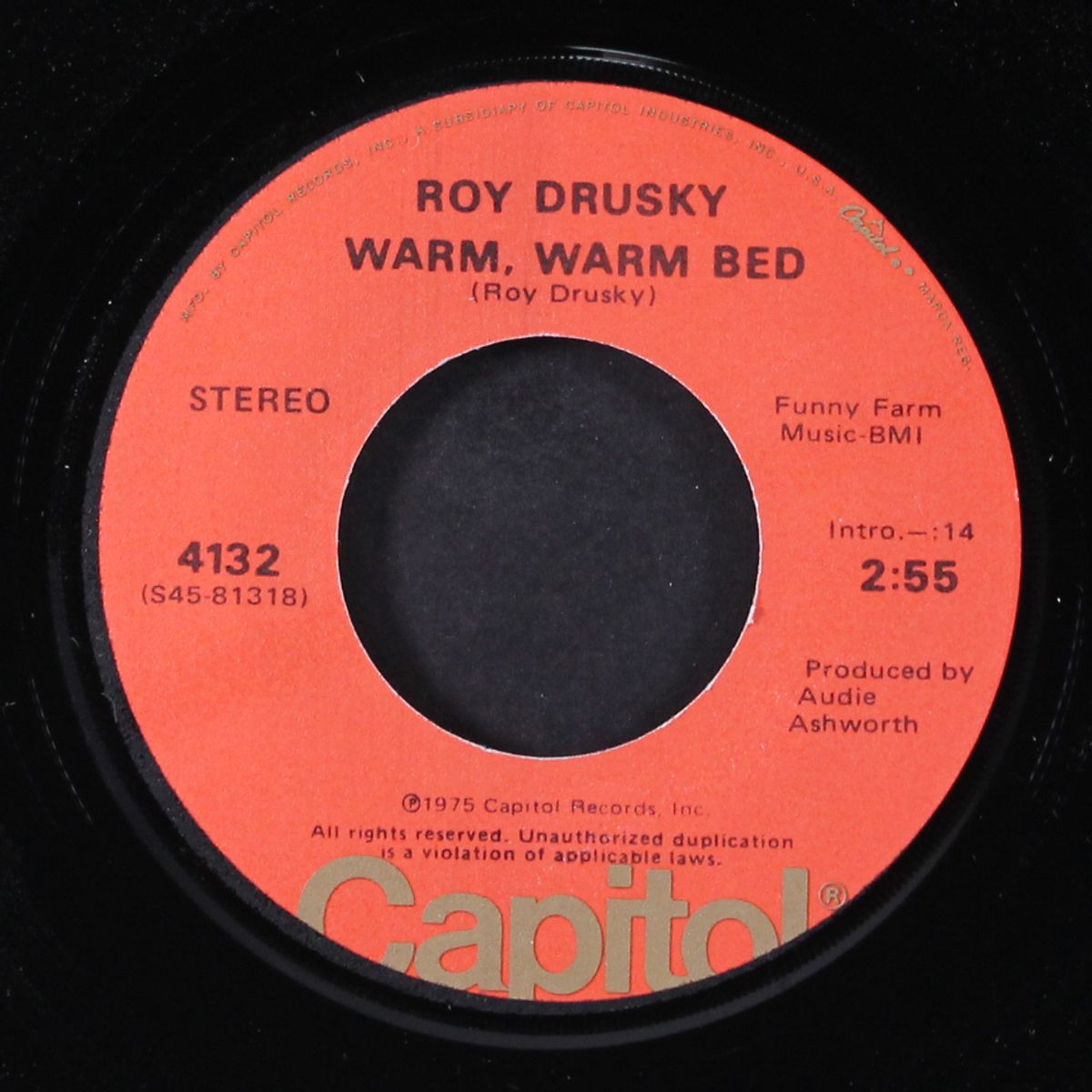 sunrise / warm, warm bed by ROY DRUSKY