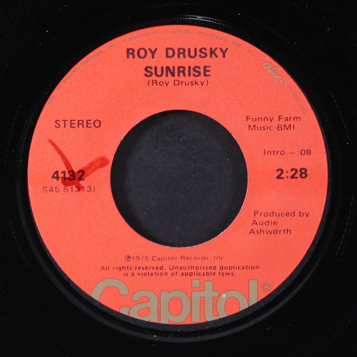 sunrise / warm, warm bed by ROY DRUSKY