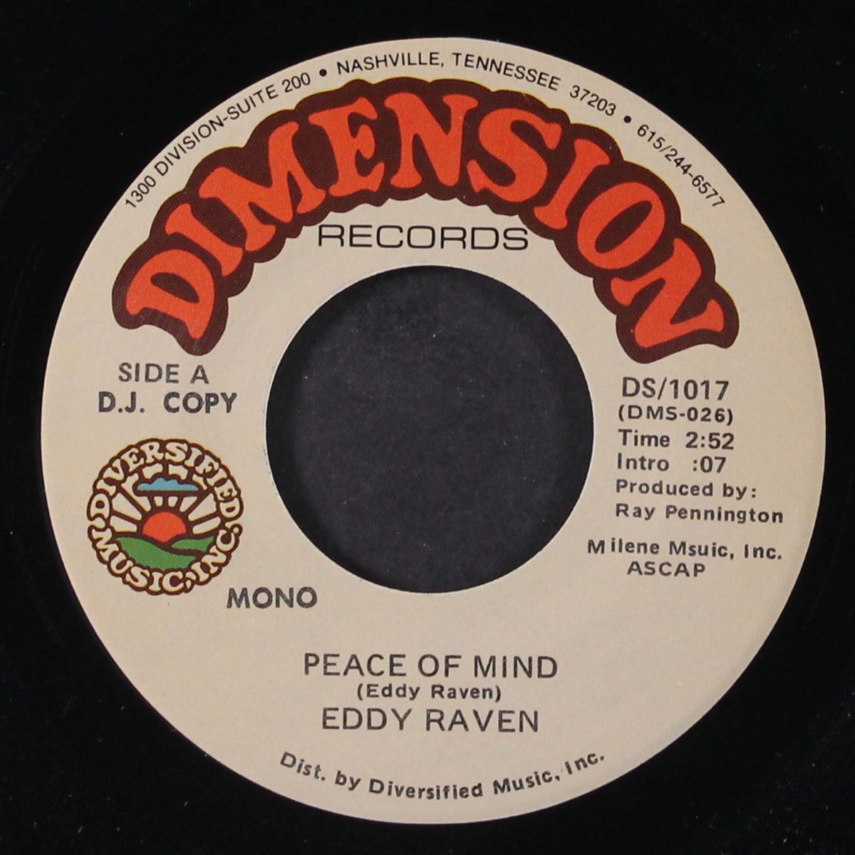 peace of mind / mono by EDDY RAVEN