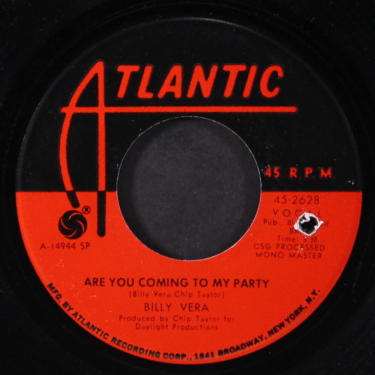 the bible salesman / are you coming to my party by BILLY VERA