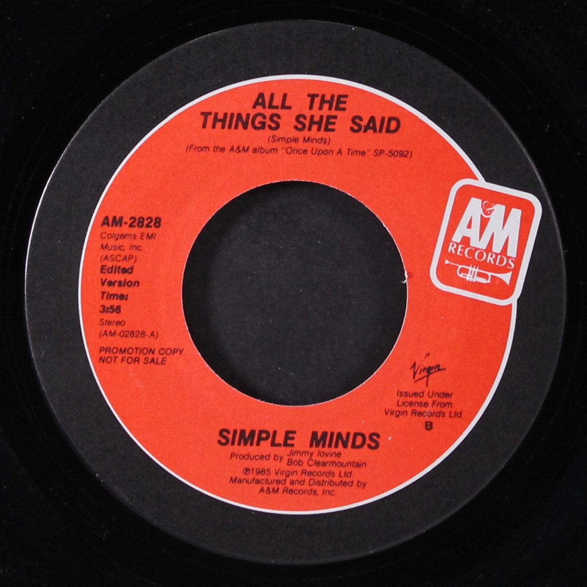 all the things she said / same by SIMPLE MINDS
