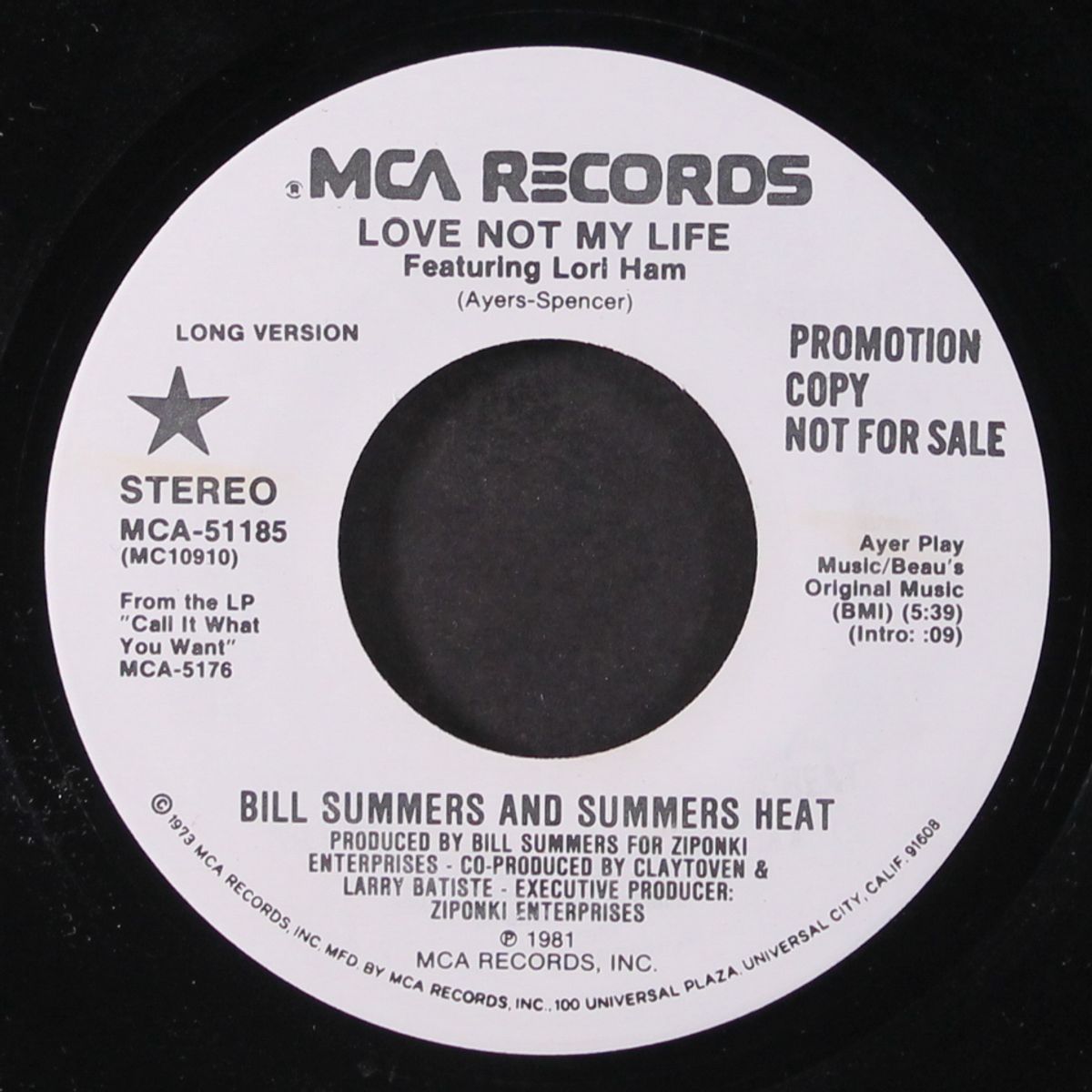 love not my life / short by BILL SUMMERS & SUMMERS HEAT