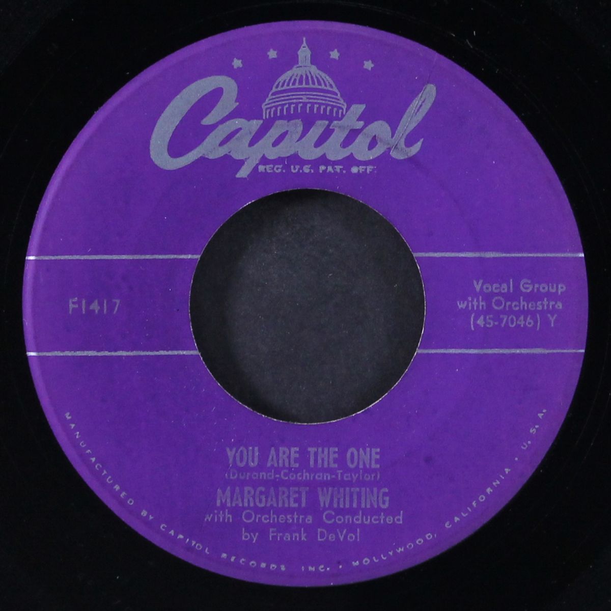 sing you sinners / you are the one by MARGARET WHITING