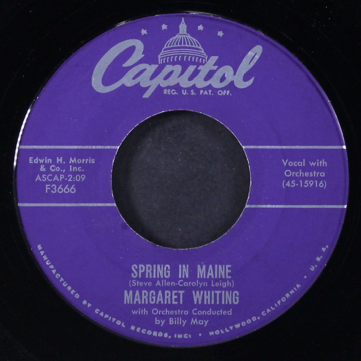 spring in maine / tippy-toe by MARGARET WHITING